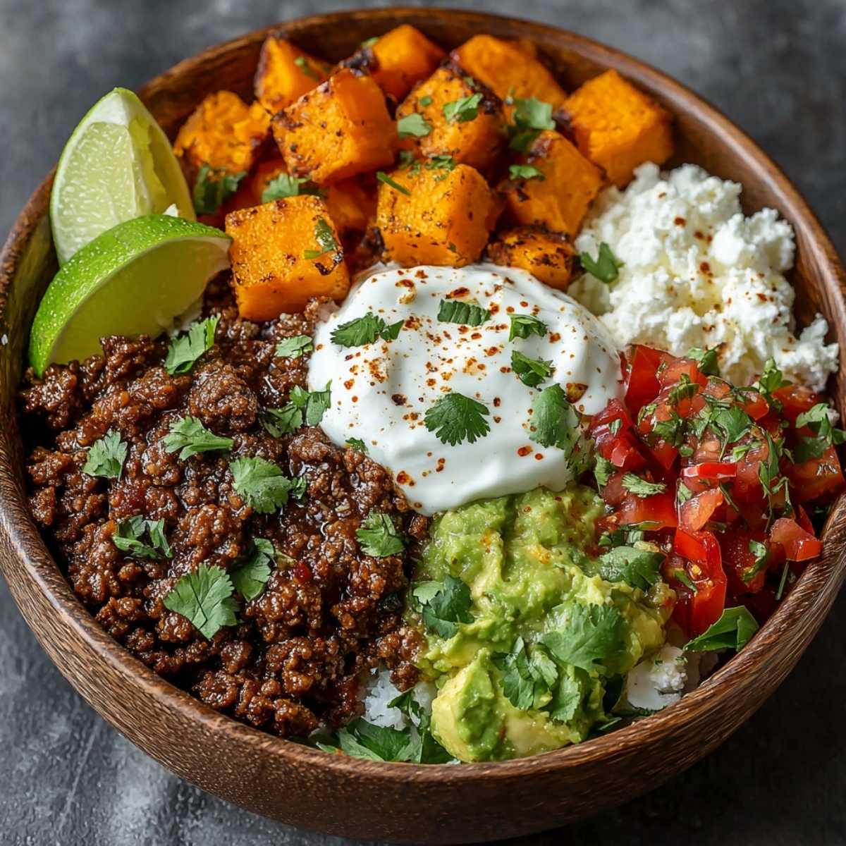 Minute High-Protein Sweet Potato Taco Bowls Recipe